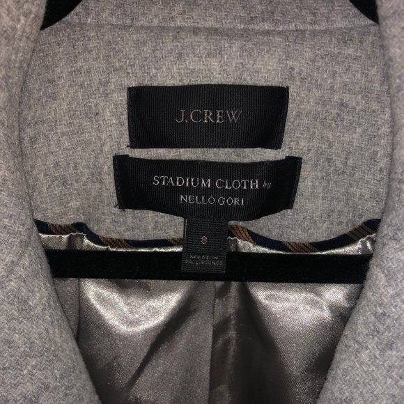 J. Crew Stadium Cloth Nello Gori Wool Coat - Picture 4 of 6